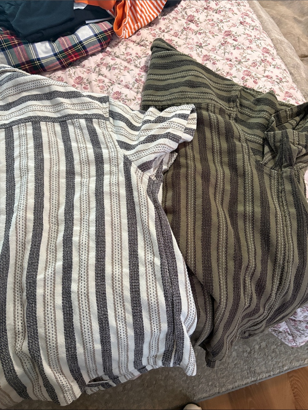 No Boundaries Cream and Black Striped Knit Top